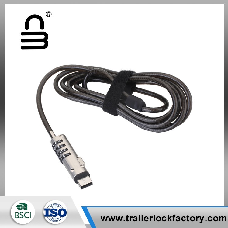 4 ڈیجیٹل یونیورسل USB لیپ ٹاپ لاک