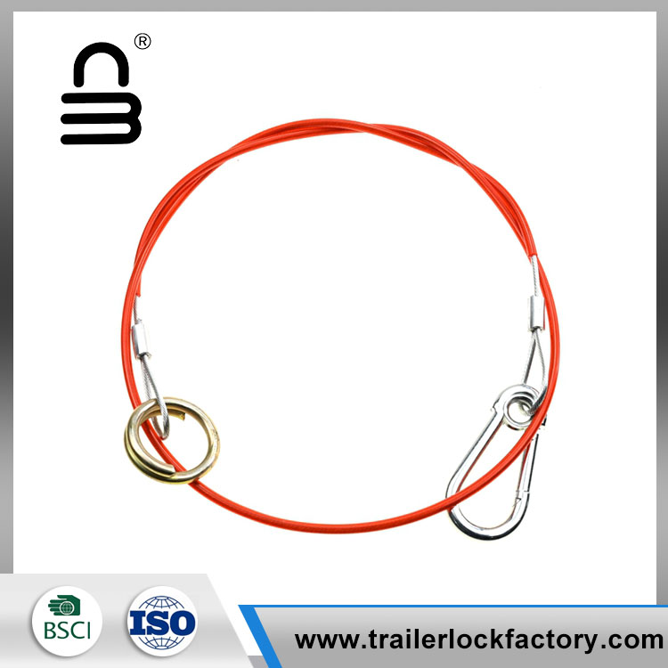 Clevis اور Carabiner کے ساتھ سٹیل کیبل